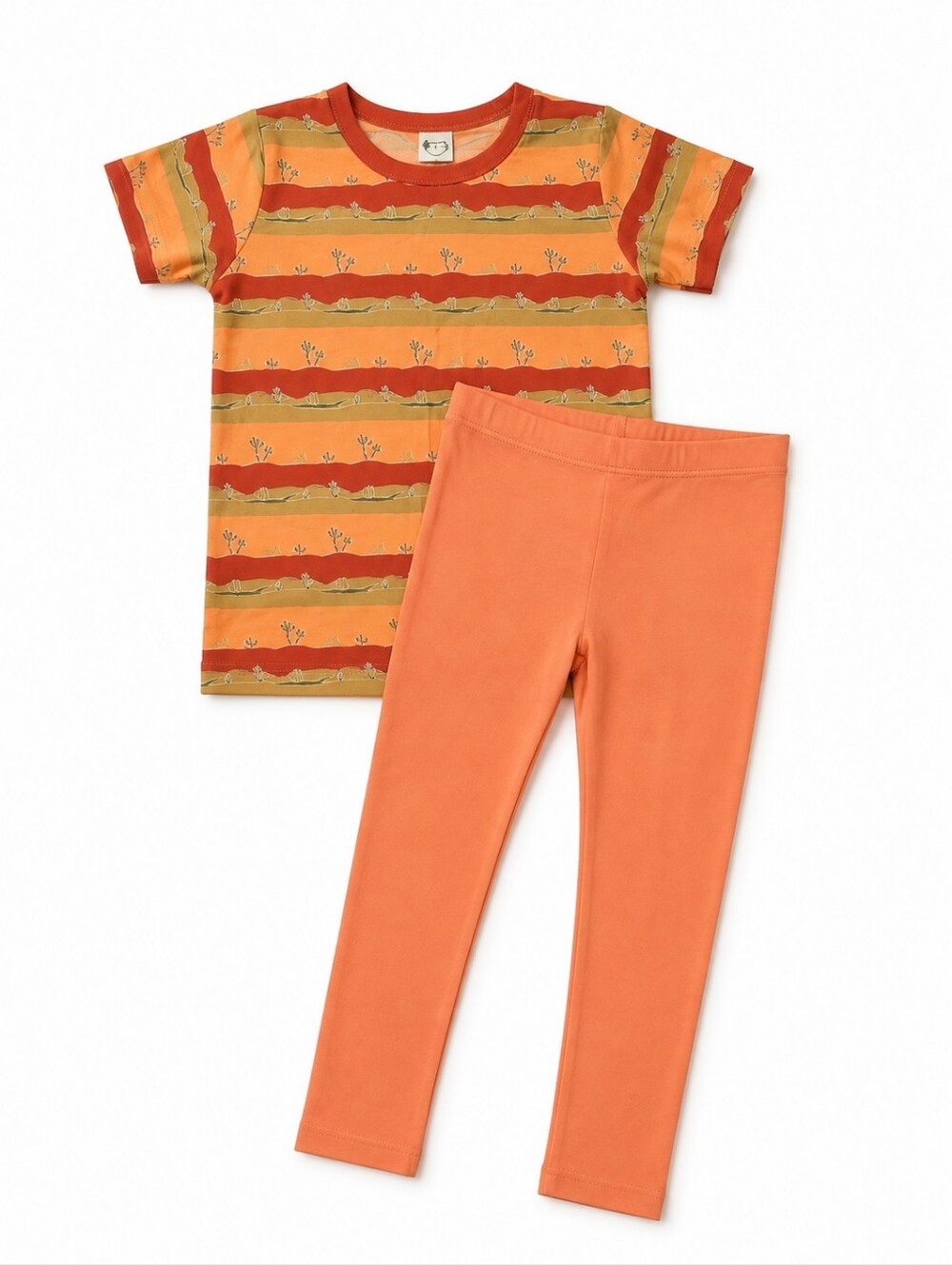 Kate Quinn Unisex Desert Print Tee & Leggings Set, 4T